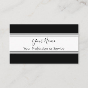 Minimalistisches Design für eleganten Service! Visitenkarte