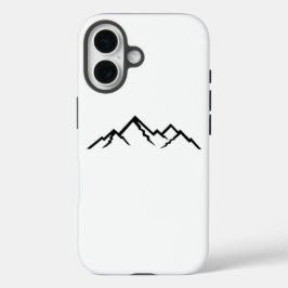 Minimalistisches Design für Naturliebhaber iPhone 16 Hülle