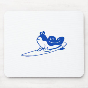 Minimalistisches Design für Surfer. Mudskipper ist Mousepad