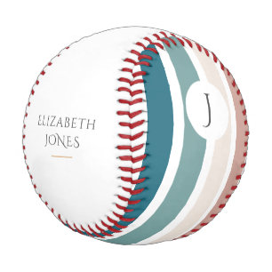 Minimalistisches Design in Pastellfarben Baseball