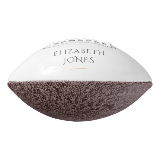 Minimalistisches Design in Pastellfarben Football (Gedreht 90)