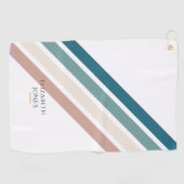 Minimalistisches Design in Pastellfarben Golfhandtuch (Horizontal)