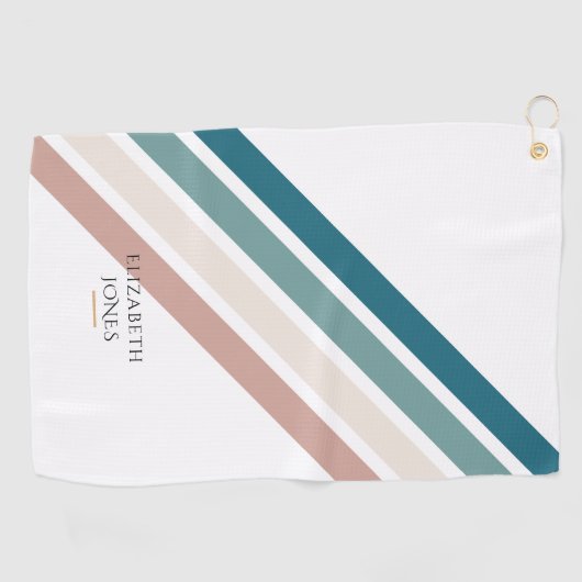 Minimalistisches Design in Pastellfarben Golfhandtuch (Horizontal)