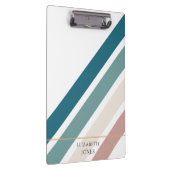 Minimalistisches Design in Pastellfarben Klemmbrett (Rechts)