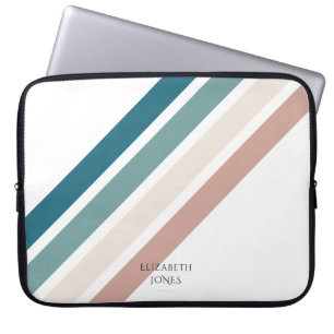 Minimalistisches Design in Pastellfarben Laptopschutzhülle