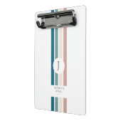 Minimalistisches Design in Pastellfarben Mini Klemmbrett (Gewinkelt2)