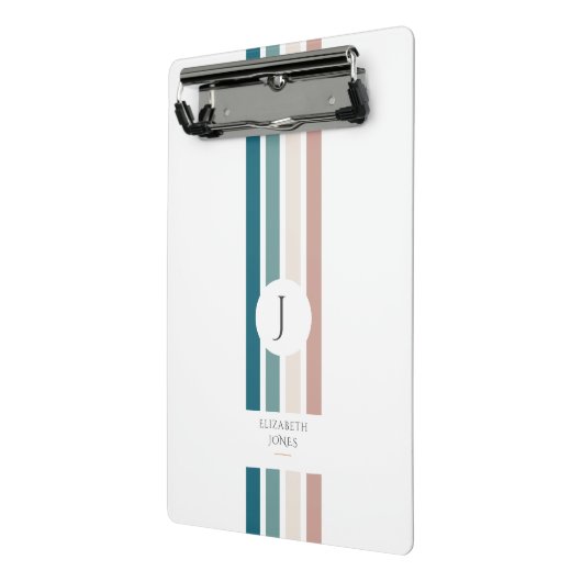 Minimalistisches Design in Pastellfarben Mini Klemmbrett (Gewinkelt2)