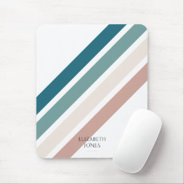 Minimalistisches Design in Pastellfarben Mousepad