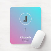 Minimalistisches Design in Pastellfarben Mousepad (Mit Mouse)