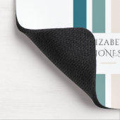 Minimalistisches Design in Pastellfarben Mousepad (Ecke)