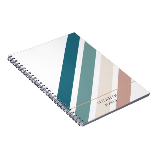 Minimalistisches Design in Pastellfarben Notizblock (Rechte Seite)