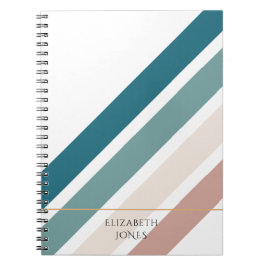 Minimalistisches Design in Pastellfarben Notizblock