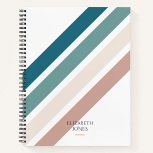 Minimalistisches Design in Pastellfarben Notizblock