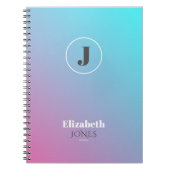 Minimalistisches Design in Pastellfarben Notizblock (Vorderseite)