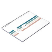 Minimalistisches Design in Pastellfarben Notizblock (Linke Seite)