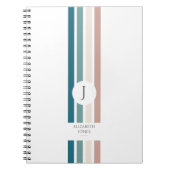 Minimalistisches Design in Pastellfarben Notizblock (Vorderseite)