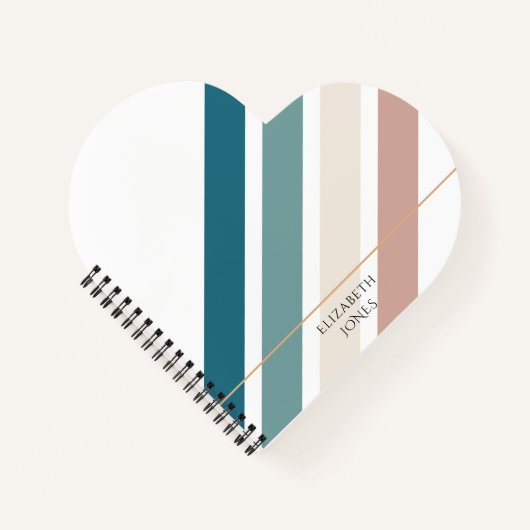 Minimalistisches Design in Pastellfarben Notizblock (Vorderseite)