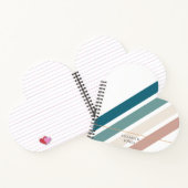 Minimalistisches Design in Pastellfarben Notizblock (Innenseite)