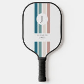 Minimalistisches Design in Pastellfarben Pickleball Schläger (Vorderseite)