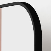 Minimalistisches Design in Pastellfarben Pickleball Schläger (Linke Seite)