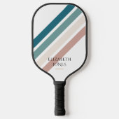 Minimalistisches Design in Pastellfarben Pickleball Schläger (Vorderseite)