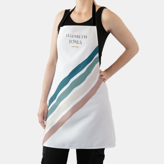 Minimalistisches Design in Pastellfarben Schürze (InSitu)