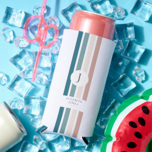 Minimalistisches Design in Pastellfarben Selters Dosenkühler