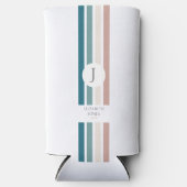 Minimalistisches Design in Pastellfarben Selters Dosenkühler (Vorderseite)