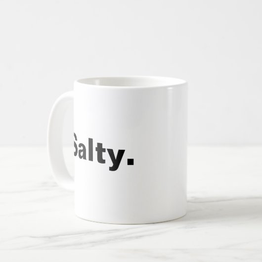 minimalistisches Design Kaffeetasse (Vorderseite Links)