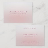 Minimalistisches Design Modernes, einfaches und el Visitenkarte (Vorne/Hinten)