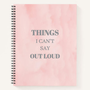 Minimalistisches Design Pink-Notebook Notizblock