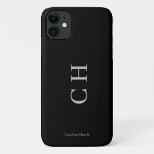 Minimalistisches Design schwarz Case-Mate iPhone Hülle