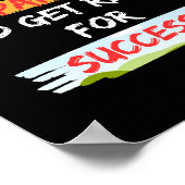 Minimalistisches Design und starkes Typografie-Pos Poster (Ecke)