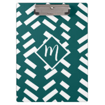 Minimalistisches Diagonal-Streifen-Muster, Monogra