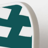 Minimalistisches Diagonal-Streifen-Muster, Monogra Pickleball Schläger (Linke Seite)