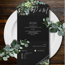 Minimalistisches Drehbuch All In One Einladung