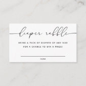 Minimalistisches Drehbuch Kinderduschmaschine Wind Begleitkarte (Vorderseite)