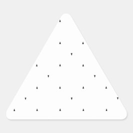 Minimalistisches Dreieck-Muster-Aktenordner-Set Dreieckiger Aufkleber