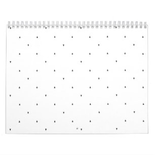 Minimalistisches Dreieck-Muster-Aktenordner-Set Kalender
