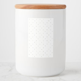 Minimalistisches Dreieck-Muster-Aktenordner-Set Lebensmitteletikett