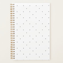 Minimalistisches Dreieck-Muster-Aktenordner-Set Planer