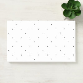 Minimalistisches Dreieck-Muster-Aktenordner-Set Post-it Klebezettel