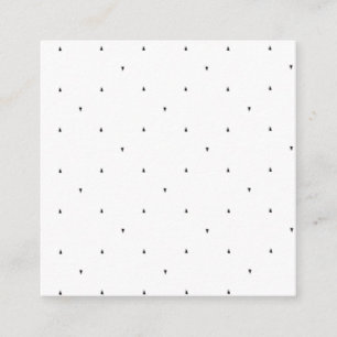 Minimalistisches Dreieck-Muster-Aktenordner-Set Quadratische Visitenkarte