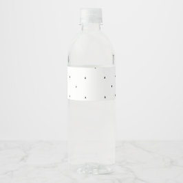 Minimalistisches Dreieck-Muster-Aktenordner-Set Wasserflaschenetikett