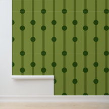 Minimalistisches dunkelgrünes geometrisches Punkte