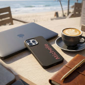 Minimalistisches dunkles Ästhetik-Rosa benutzerdef Case-Mate iPhone Hülle