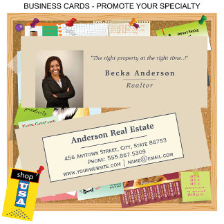 Minimalistisches Echtes Anwesen 📸 Vorlagengeschäf Mini Visitenkarte