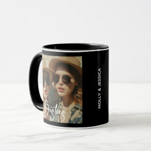 Minimalistisches Ein Foto nennt Besties Freundscha Tasse