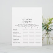 Minimalistisches einfaches Baby-Duschgeschirr-Spie (Stehend Vorderseite)