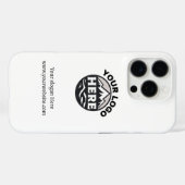 Minimalistisches einfaches Business-Logo Case-Mate iPhone Hülle (Rückseite (Horizontal))